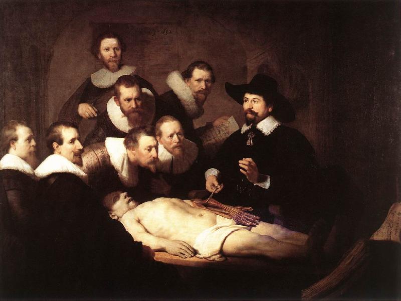 REMBRANDT Harmenszoon van Rijn The Anatomy Lecture of Dr. Nicolaes Tulp SE